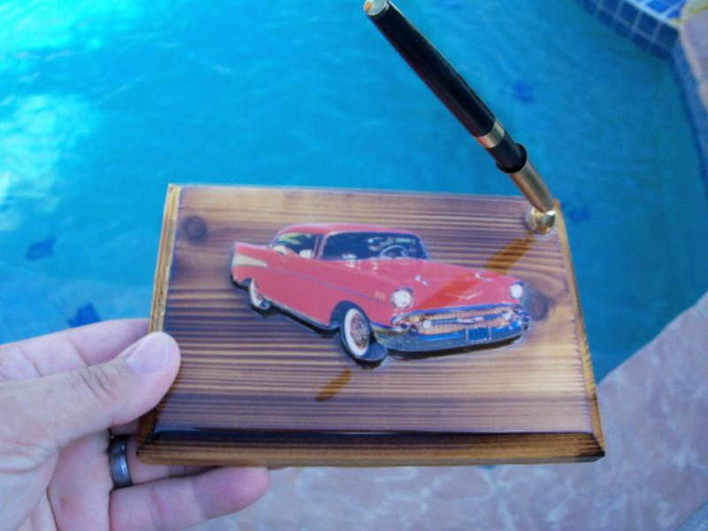 1957 chevrolet bel air ink pen set