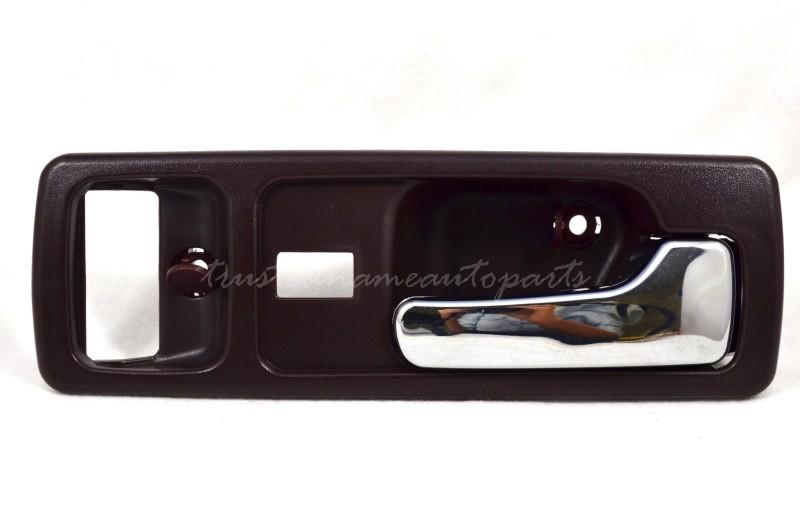 Inside interior door handle burgundy red, 2-door w/ power switch - front right