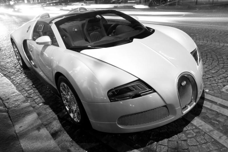 Bugatti veyron grand sport hd poster super car b&w print multiple size available