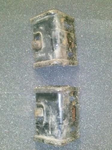 1965 1966 1967 1968 ford mustang coupe convertible quarter glass bottom brackets