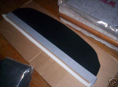 1970-1981 trans am camaro rear dash package tray black back seat shelf firebird