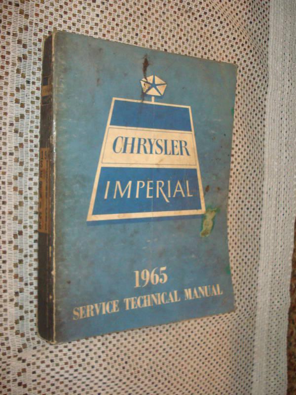 1965 chrysler service manual shop book original rare nr