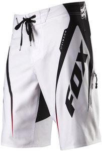 Fox racing vibron mens boardshorts white/black