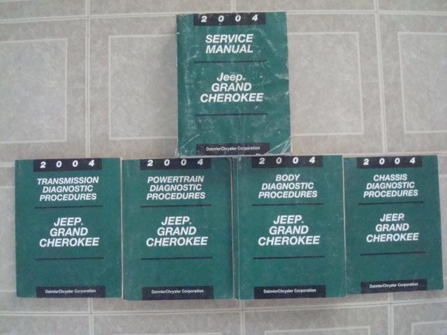 2004 jeep grand cherokee factory dealer workshop service shop repair manual book