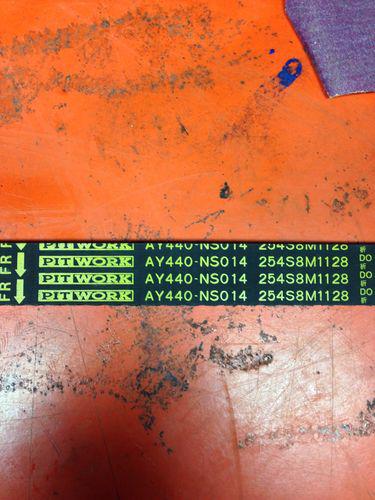 Pitwork timing belt for nissan rb20/rb25 engines.