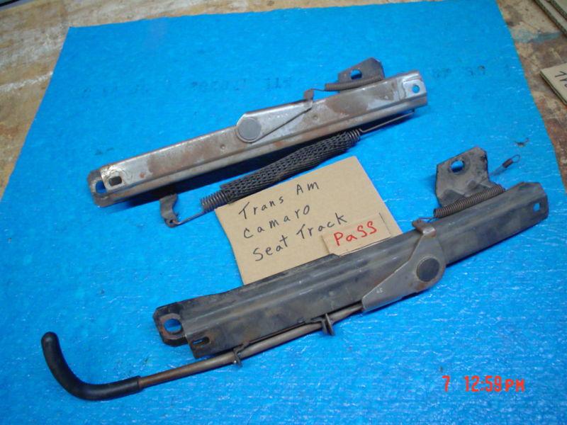 1987 trans am firebird camaro passenger seat track s solid standard or lumbar