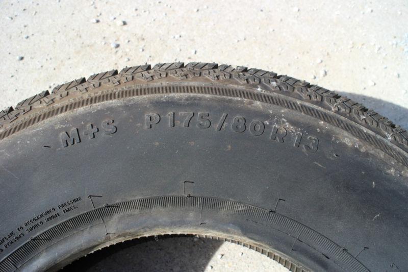 1 New-old stock Continental Contact P175/80R13 tire. , US $45.00, image 3