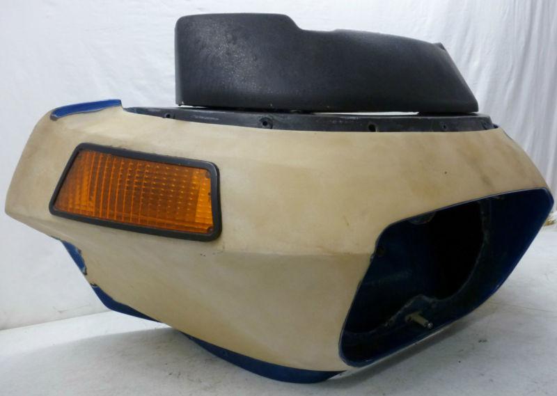 Oem harley davidson tour glide inner & outer front fairing w speaker radio box