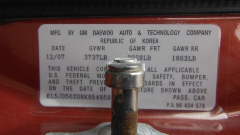 05 06 07 08 FORENZA L. HEADLIGHT 260106, US $125.00, image 4