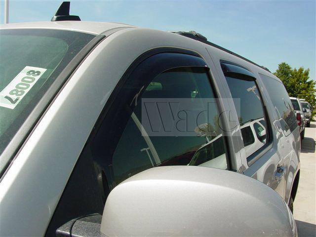 Chevy suburban 2007 - 2013 in channel vent visors deflector shade 4 pc