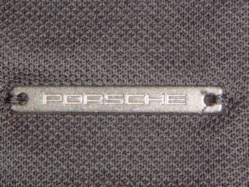 Porsche design driver's selection nos platinum grey polo shirt euro s, usa xs.
