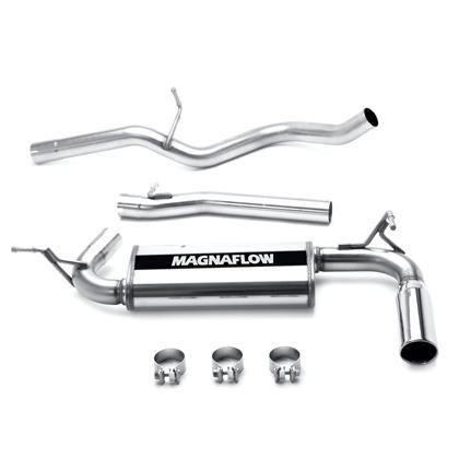 2007-2011 jeep wrangler 3.8l magnaflow 2.5" cat-back exhaust w/ tip 16666