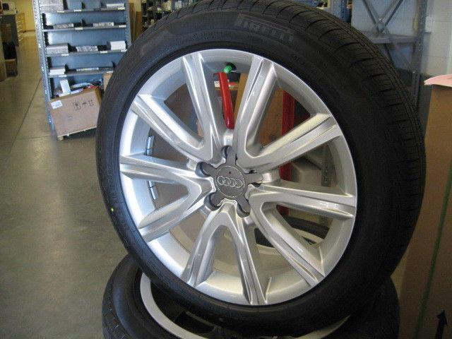 PIRELLI TIRES 245/45r18 AND AUDI RIMS, US $1,300.00, image 2