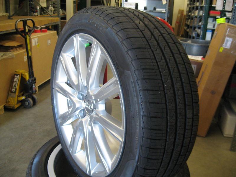 PIRELLI TIRES 245/45r18 AND AUDI RIMS, US $1,300.00, image 8