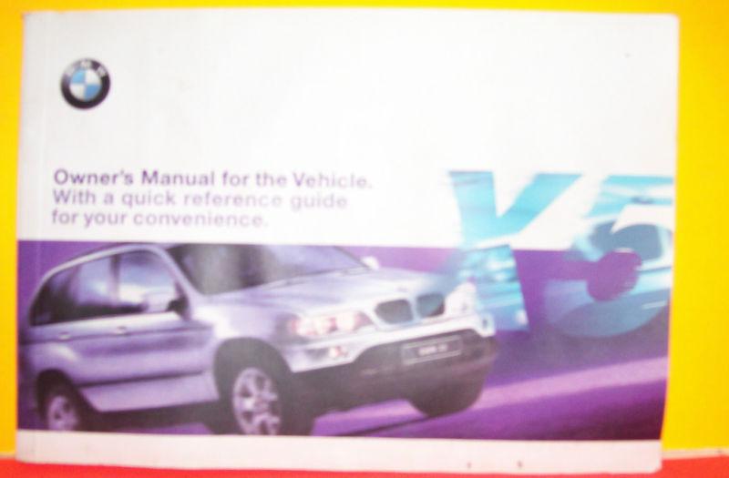Bmv manual x5  4.4i