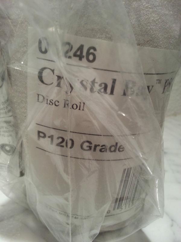 3M CRYSTAL BAY PSA SANDING DISC ROLL DA SAND PAPER #01246 P120 120 GRIT 6