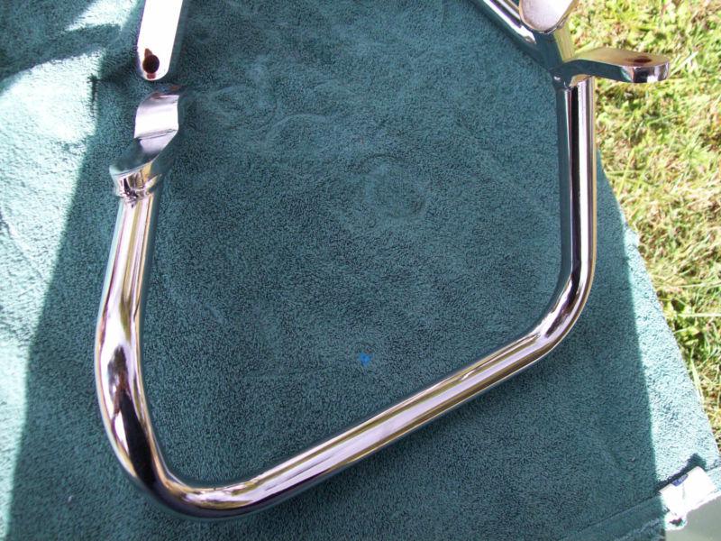 Sell OEM HARLEY SOFTAIL CUSTOM HERITAGE SPRINGER REAR CRASH BARS SADDLE