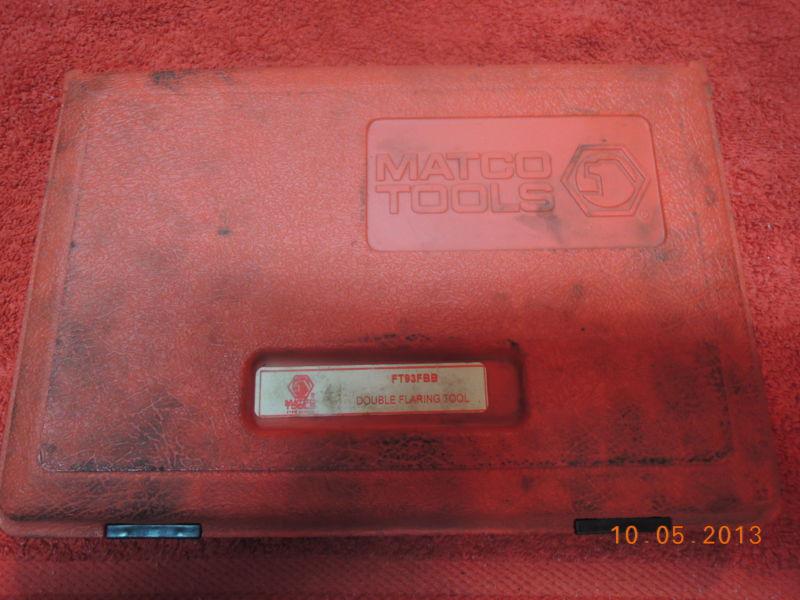 Sell Matco Tools FT93FBB Double Flaring Tool Kit in a Case in Viola, Delaware, US, for US 0.99