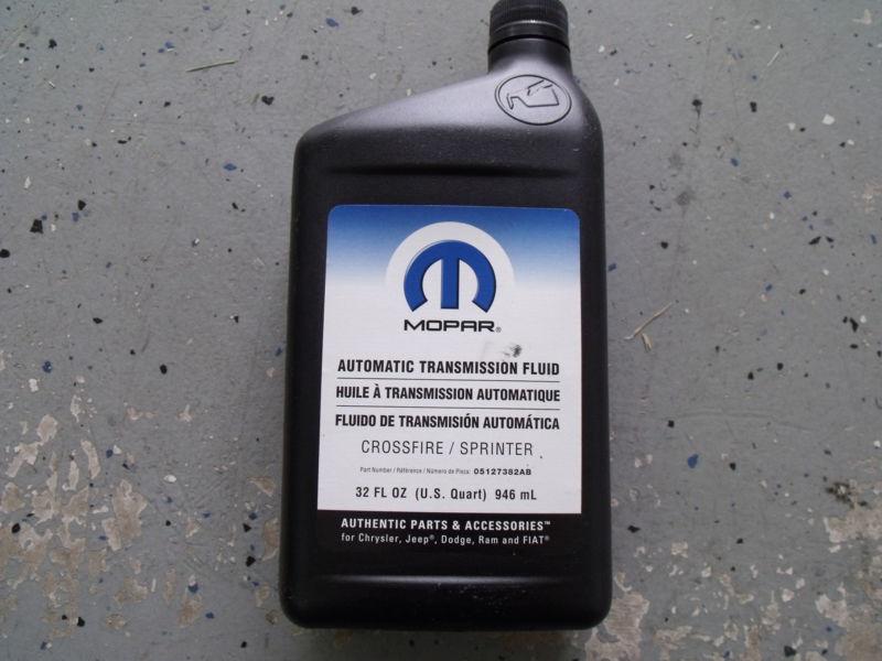 Mopar crossfire / sprinter automatic transmission fluid one quart bottles