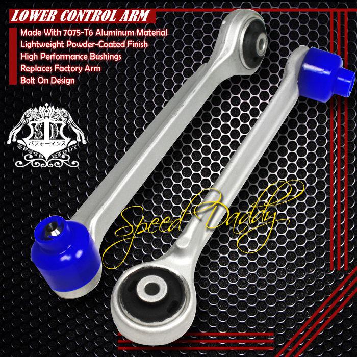 2pc aluminum front upper control arms/bar camber 98-05 vw passat/audi a4/s6/s4