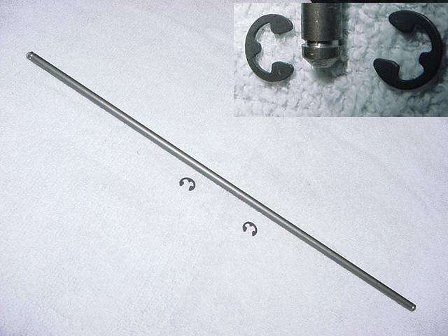 68 1/2 69 70 71 mustang torino shaker ram air flapper door rod with clips new