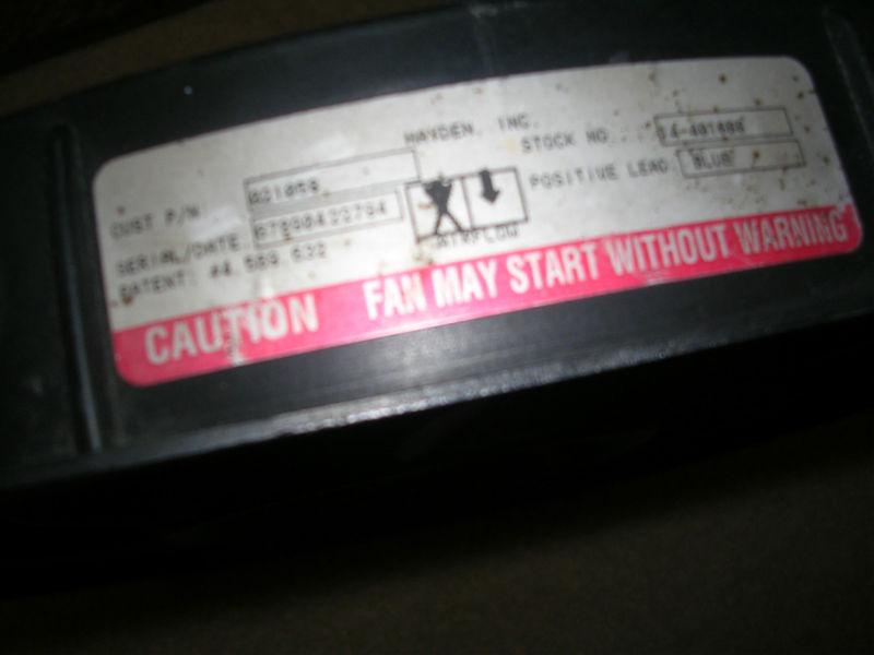 Sell 16" HAYDEN ELECTRIC FAN Curved Blades in Fort Worth, Texas, US