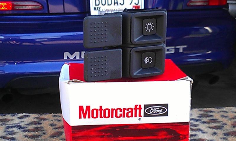 1989 Ford Mustang GT head light, fog light switch, US $20.00, image 6
