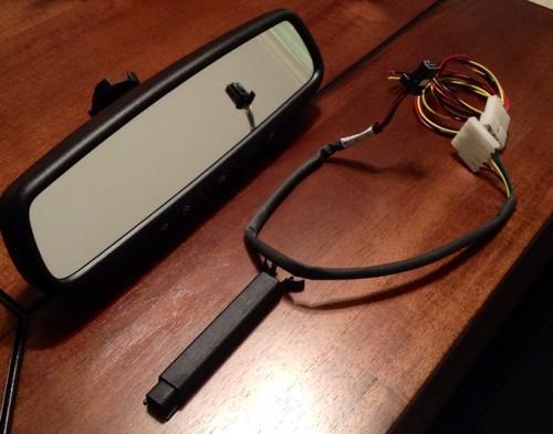 Gentex auto dimming mirror with homelink