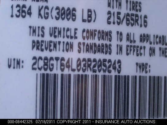 03 TOWN & COUNTRY WIPER ARM, US $20.00, image 10