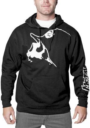 Msr metal mulisha seclude black small fleece sweater msr casual long sleeve sml