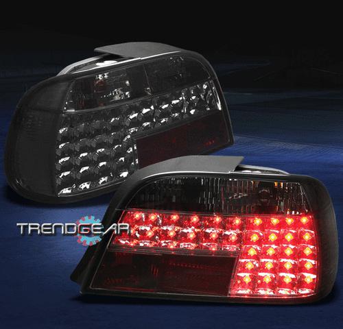 95-01 bmw e38 7-series 740i 740il 750i led tail brake light smoke 96 97 98 99 00