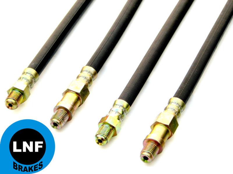 61 62 pontiac tempest lemans - brake hose set x4 (2fr+2rr)