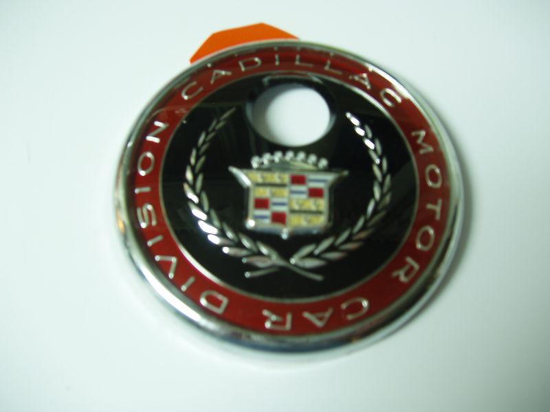 Sell VINTAGE CADILLAC TRUNK LOCK COVER RED/BLACK DEVILLE in Clinton