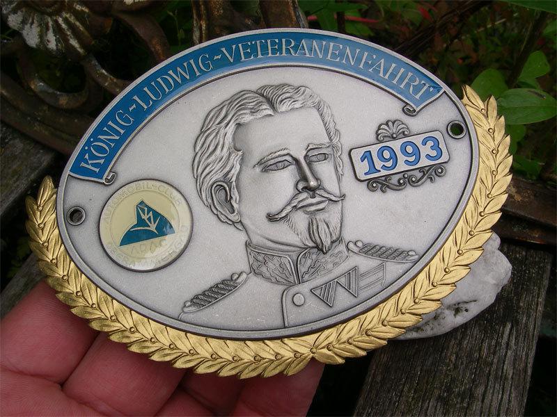 Adac germany - oberammergau king ludwig rallye 1993 badge