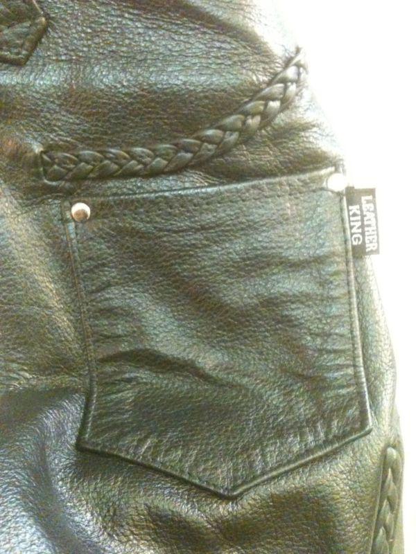 Leather King Ladies Motorcycle Chaps - size 2x, US $23.00, image 3