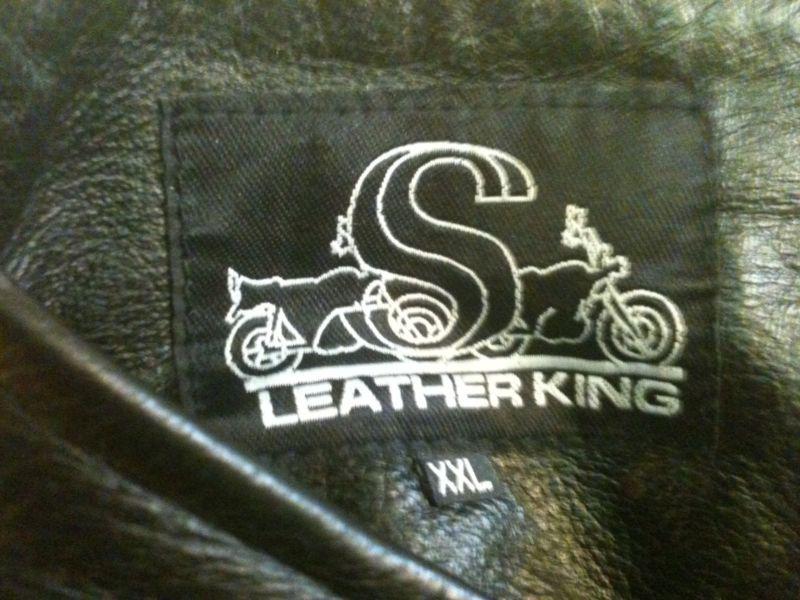 Leather King Ladies Motorcycle Chaps - size 2x, US $23.00, image 4