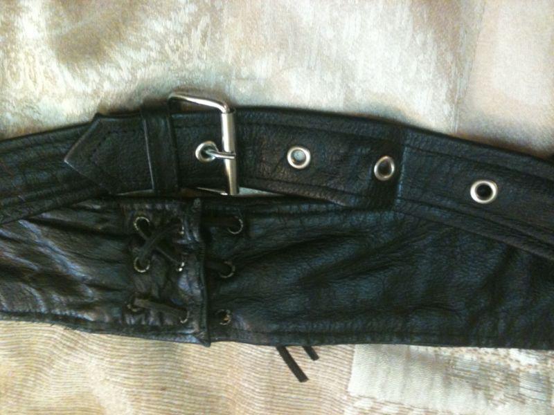 Leather King Ladies Motorcycle Chaps - size 2x, US $23.00, image 5