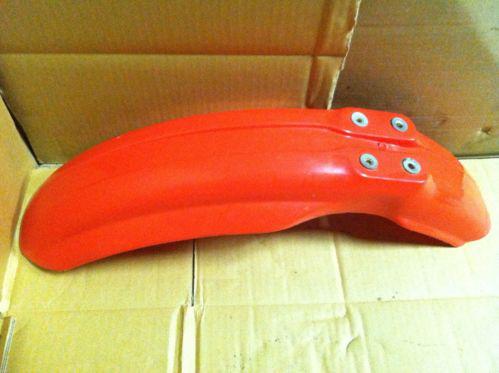 06 honda cr85 cr 80 cr85r oem complete front fender plastic red no cracks
