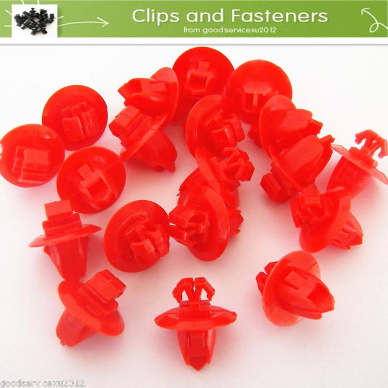25 pcs toyota wheel flare push-type bumper fender retainer clips 90904-67037
