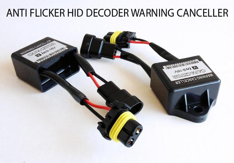 Tmz 2pcs saab warning error decoder canceller capacitor anti-flicker hid lightus