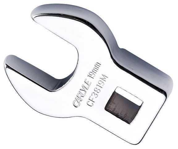 Carlyle hand tools cht cf3819m - wrench, crow's foot; 19 mm; polished chrome