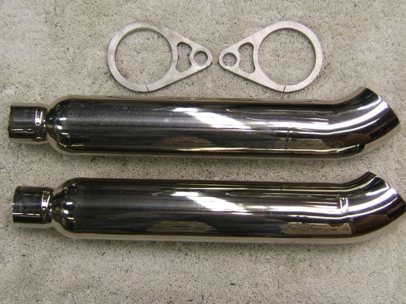 Sell STAINLESS STEEL EXHAUST MUFFLERS TURBOTIP 1... PAIR in Eugene