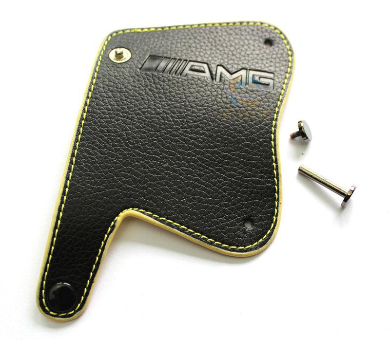 MERCEDES BENZ AMG REAL LEATHER KEY COVER FOR BENZ W203 W211 W204 W221 YELLOW, US $8.85, image 4