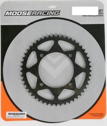 Moose racing rear sprocket 52t for kawasaki kx-80/85 kx-100 suzuki rm-100