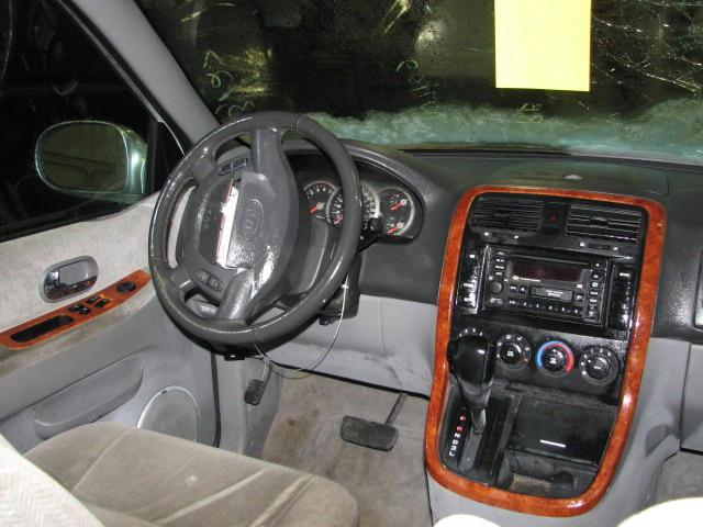 2004 kia sedona front driver seat belt & retractor only gray