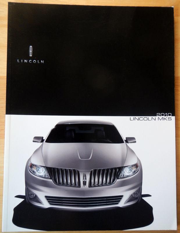 2010 lincoln mks literature brochure