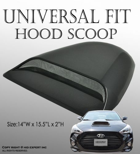 Icbeamer dodge racing universal car black hood scoop vent cover good q az9517