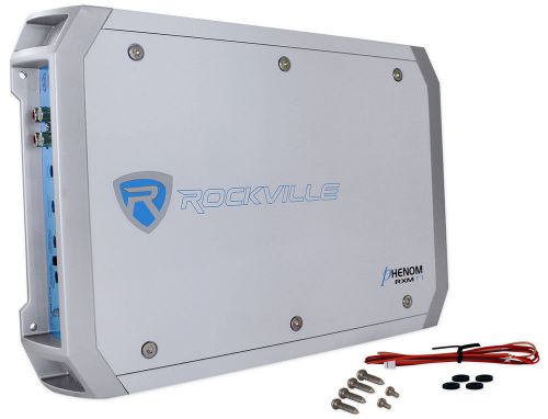 Rockville rxm-t1 1500 watt peak/750w rms marine/boat 2 channel amplifier amp new
