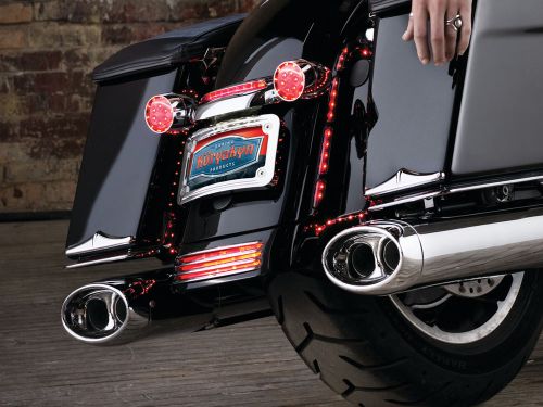 Kuryakyn 465 beast oval mufflers with streamliner tips