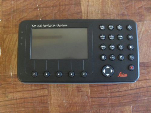 Leica/mx marine mx-420/8 dgps gps navigation system display, tested okay
